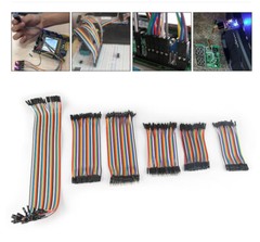 40 Pin Dupont Cables M-F, M-M, F-F Jumper Breadboard Wire GPIO Ribbon Pi Arduino