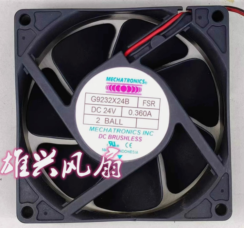 one for MECHATRONICS G9232X24B DC24V 0.360A 9cm Double Ball Bearing Fanamk.k