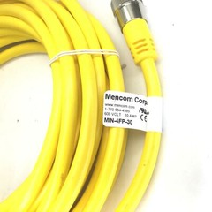 Mencom MIN-4FP-30 Sensor Cordset, Length: 30′, 4-Pin Female, MIN Size