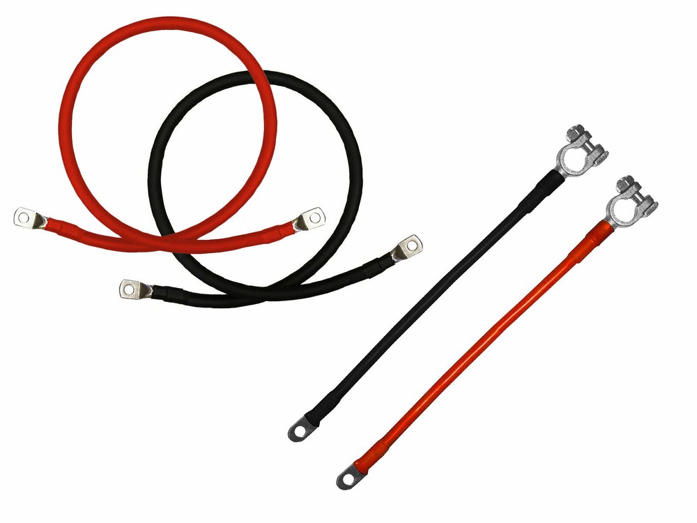 Battery Starter Switch Starter Straps Positive Negative Cables Car Motor Lead