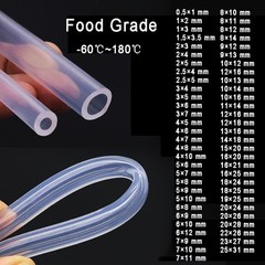Clear Food Safe Silicone Tubing Hose Pipe Aquarium Pump Soft Tube – Milk Water