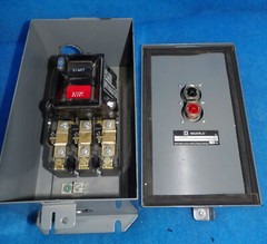 Square D 2510MBA2 Ser. C Nema M-0 Manual Starter + 1 Year Warranty