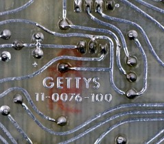 Gettys Board Mod. Type No. 11-0076-00 Unused