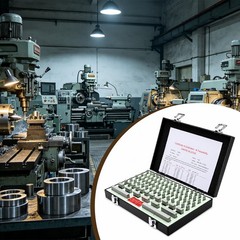 190/250Pcs Steel Pin Gage M1/M2 0.251 -0.500″,81pcs Steel Gauge Block Set GradeB