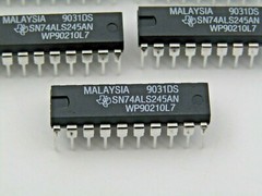 ( 10 PCS ) TEXAS INSTRUMENTS SN74ALS245AN 74ALS245 New Old Stock