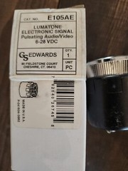Edwards E105AE Pulsating Visual Signal Indicator Light Lumatone 6-28 VDC