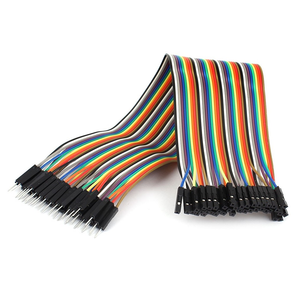30cm 12″ 40pin Male to Female 2.54mm 1P-1P Jumper Wire Flat Cable