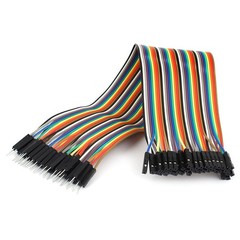 30cm 12″ 40pin Male to Female 2.54mm 1P-1P Jumper Wire Flat Cable