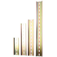 35mm DIN Rail Slotted Top Hat Slotted Zinc Plated 85-380mm For Circuit Breaker