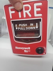 Used Honeywell Gamewell Red Dual Action Fire Alarm Pull Station No Key