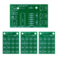 CD4017 + NE555 Flash Light DIY LED Electronic Kit Soldering Learning Project