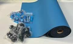 36 Foot Roll ESD Anti Static Grounding Mat 2′ x 36′ with 6 Wrist & Ground Cords