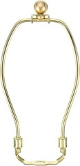 7 Inch Lamp Harp Kit 17.5mm Solid Brass Ball Finial Heavy Duty Bracket Saddle