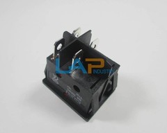 QTY:2 New KCD4-201N-B 30A 250V 2 Position 4pin Rocker Switch With Lamp