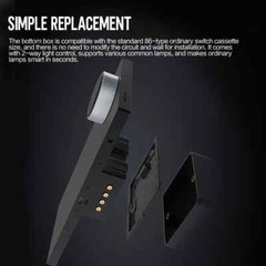 Zemismart HD LCD Touch Panel for Smart Scenes Control with WiFi & Zigbee Devices