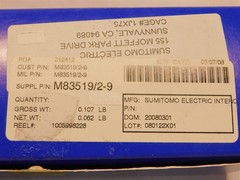 5 Mil-Spec Sumitomo H-ML-9 / M83519/2-9 Solder Termination Sleeves 22AWG Lead