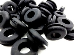 Grommet Rubber Fits 7/16″ Round Hole, Fits 1/16″ Thick Material, Has 9/32″ ID