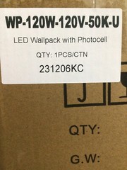 WP-120W-120V-50K-U – LED WALL PACK LIGHT 5000K, Dimmable