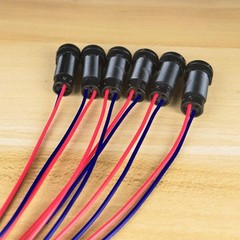 6pcs Red LED Indicator Indicator Light 110VAC 10mm Mounting Hole Flame