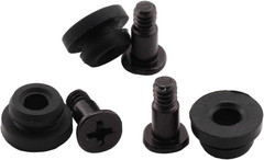 ZRM&E 8Pcs 10Mm Hard Disk Drive Screws and Shock Absorption Rubber Washer Kit PC