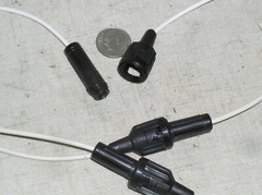 3 NEW 5MM X 20MM INLINE PIGTAIL BAYONET FUSE CLIP HOLDER 20GA 20AWG WIRE USA