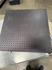 Optical Aluminum Breadboard 24”x24”x.5” For Mounting Optical Components