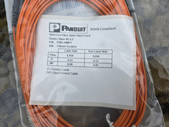 PANDUIT F5E3-10M7Y (NEW} SC to LC Multimode Duplex Patch Cord Length: 7 Meters