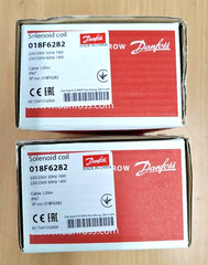 2PCS LOT-Danfoss 018F6282 Solenoid coil, BF230CS Cable, 1m- NEW