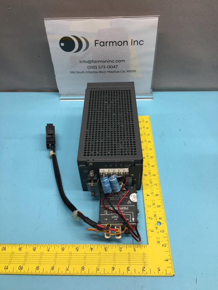 LAMBDA LRS-55V-5 REGULATED POWER SUPPLY,187-250VAC,47-63Hz, 420W PF 0.70, 134397