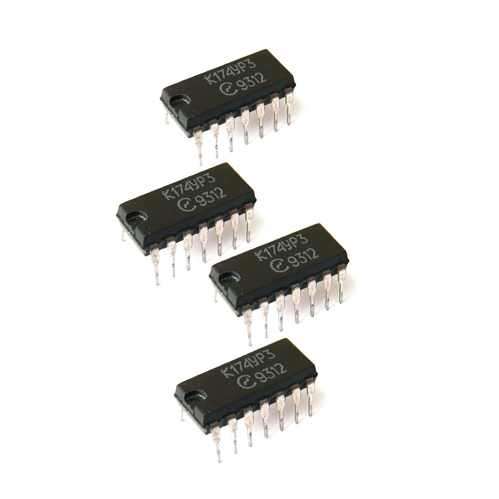 6pcs K174UR3 alt TBA120 – FM IF amplifier and demodulator – IC USSR