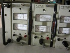 Kepco Voltage Regulators – 4 different model numbers, sold as one unit