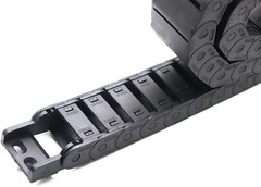 15Mm X 30Mm Plastic Semi Closed CNC Machine Tool Cable Wire Carrier Drag Chain 1
