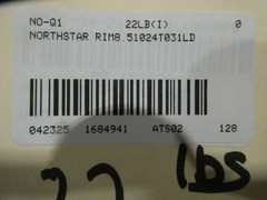 Northstar RIM8.51024T031LD Rim Tach 8500 Quad Digital Tachometer