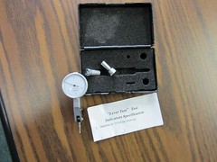 0.03″ x 0.0005″ dial test indicator with 2 pcs accessories #303-755 NEW