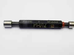 MG Marposs 9mm GO NO-GO Plug Gauge PI-012 P-0.010 NP+0.040 20 Degree C