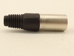 *Lot of 4* Seismic Audio SAPT247 4-Pin XLR Male Connector Nickel Plated – NEW…