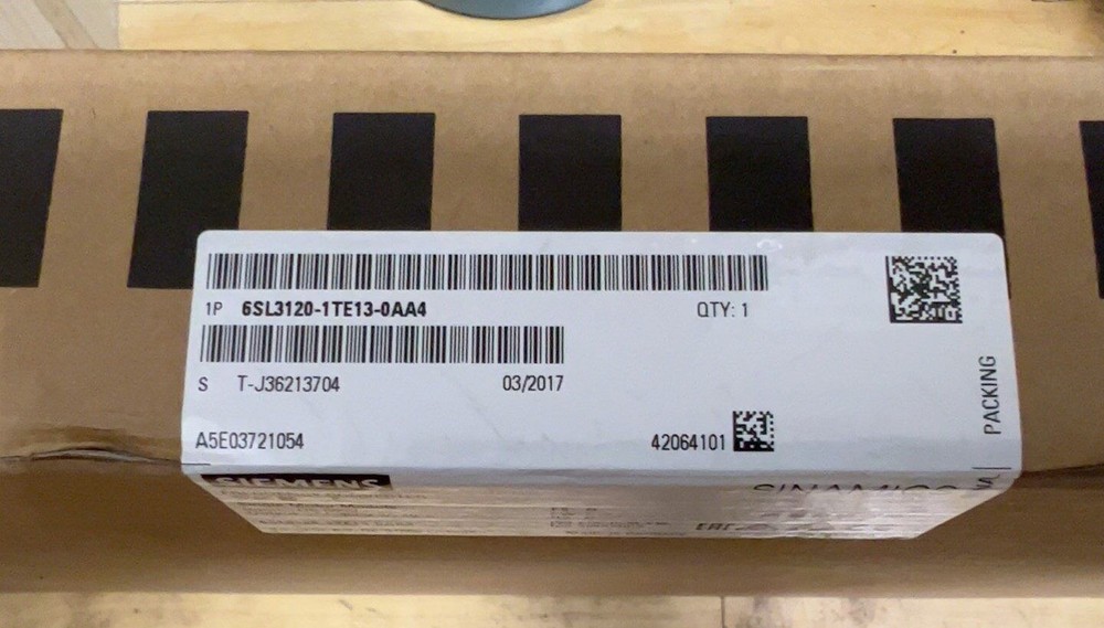 New Siemens 6SL3120-1TE13-0AA4 SINAMICS Motor Industrial Automation