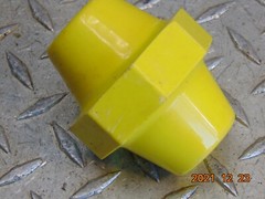 Yellow Poly Bus Bar Rail Support Electrical Insulator