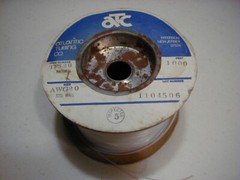 Teflon Spaghetti Sleeving (Tubing) 20 Gauge, 10 feet NEW