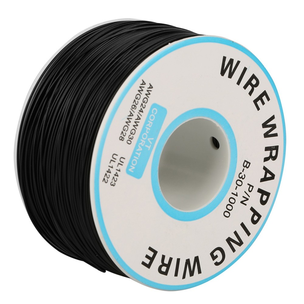 1Roll Wire-Wrapping Single Copper Wire Strand 30AWG Cable 0.25mm Core Diameter