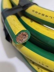 Copper Hitachi 2 AWG Ground Wire 105 C 600 V Style 1283 LF Type TEW 14.5 Ft.