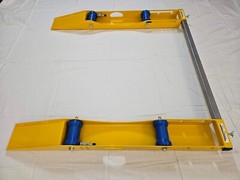 Adjustable Cable Drum Dispenser 1 Tonne Ramp Entry, Reel Stand Roller