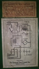 1940 Hercules Sampsell Power Control Box Timer
