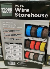 400 FT Electrical Copper Wire Storehouse Electric Wiring Spool Rolls AWG 10 – 22