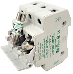 LPSC-ID CH Littelfuse Class CC Fuse Holder w/ 3 CCMR2A Fuses – Next Day Option