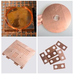 T2 Purple Copper Sheet Metal Copper Sheet Flat Plate Copper Foil Thick 0.8mm-5mm