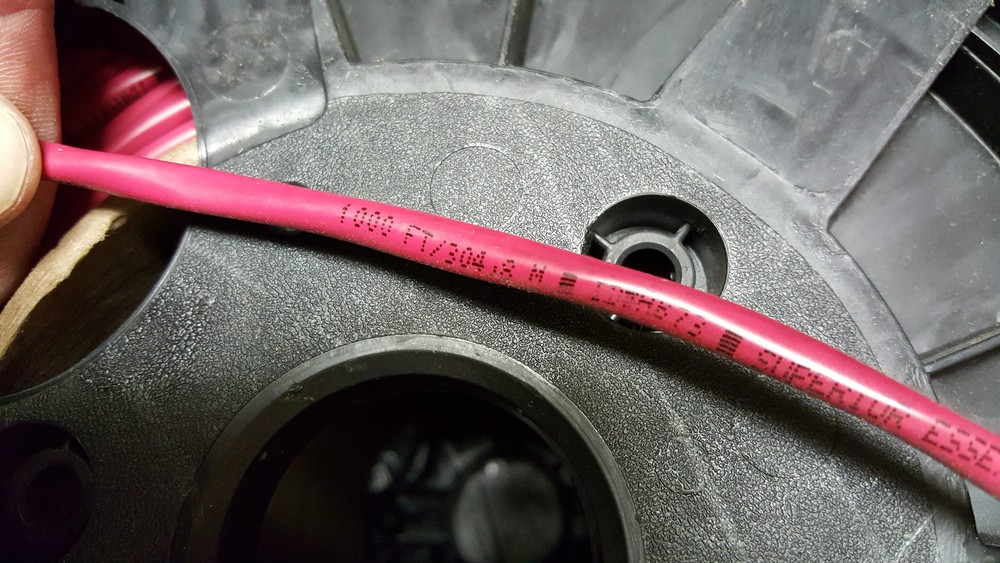 Superior Essex 2F-31x-92 14/2C Solid Shielded Riser Fire Alarm Cable Red /100ft