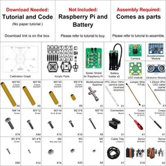 Freenove Big Hexapod Robot Kit for Raspberry Pi 5 4 B 3 B+ Zero 2 W,…