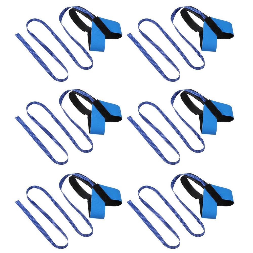 6 Pcs ESD Heel Strap, Anti Static Heel Strap 100cm Conductive Tape, Blue Black
