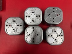 Appleton 3-1/2″ Octagon Box 2” Deep Qty: 5 New
